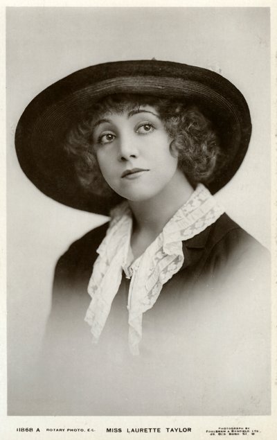 Laurette Taylor amerikai színésznő, 1905-c1919. alkotó: Foulsham and Banfield