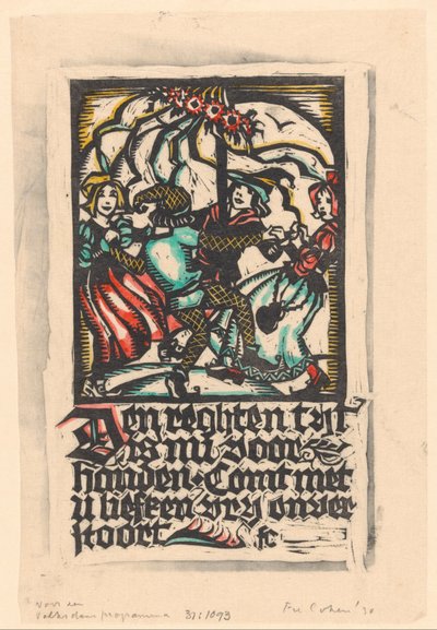 Májusfa alkotó: Fré Cohen (signed by artist)
