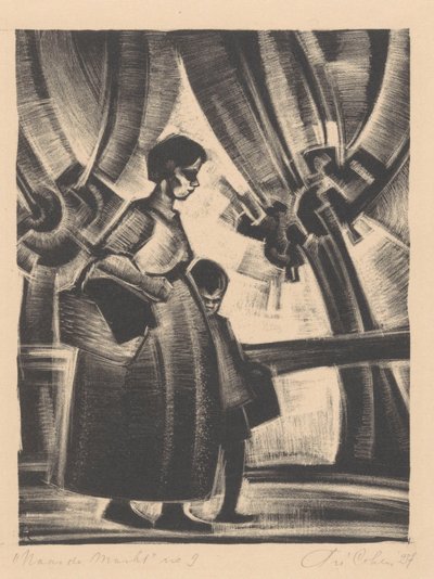 Piacra (eredeti cím a tárgyon) alkotó: Fré Cohen (signed by artist)