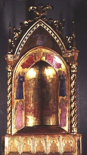 Tabernákulum Krisztussal és az angyalokkal alkotó: Fra (c.1387 1455) Angelico
