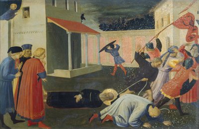 San Marco mártíromsága, a predella részlete, a Vászonfedők Tabernákuluma alkotó: Fra (c.1387 1455) Angelico