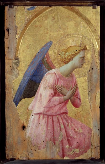 Fra Giovanni (Guido di Pietro) Fra Angelico (1387-1455) Angyal az imádatban festménye alkotó: Fra  Angelico