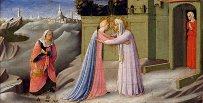 The Visitation (oltárkép), Fra Angelico festménye, 1440 körül alkotó: Fra  Angelico