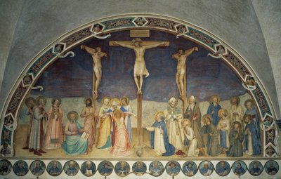 Krisztus keresztre feszítése, 1442 alkotó: Fra Angelico