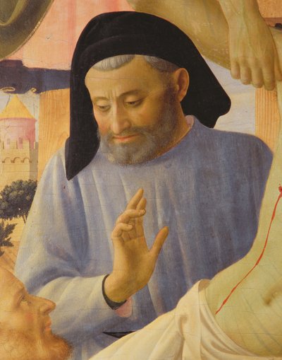 Santa Trinita, Arimathaeai József részlete, 1434 körüli tempera és arany a panelen alkotó: Fra Angelico