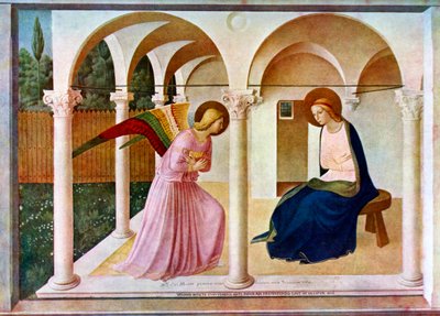 Az Angyali üdvözlet, c1438-1445, c1900-1920. alkotó: Fra Angelico