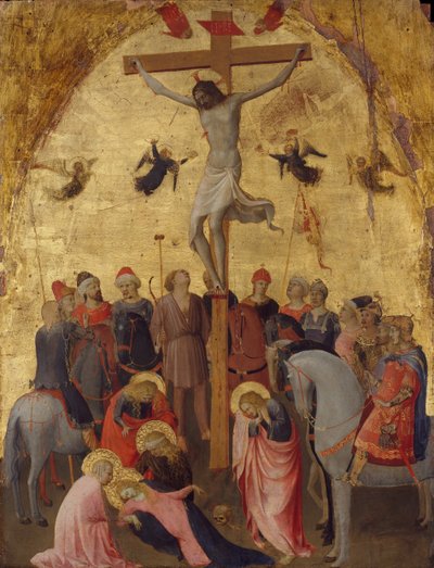 A keresztre feszítés, kb. 1420-23. alkotó: Fra Angelico