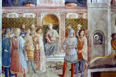 Szent Laurence ítélete, 15. század közepe alkotó: Fra Angelico