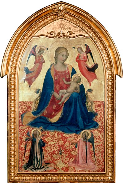 Szűz és gyermek angyalokkal, c1425 alkotó: Fra Angelico