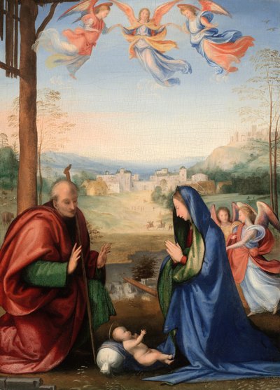 Születés, 150407. alkotó: Fra Bartolomeo
