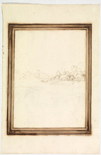 Város a folyó partján alkotó: Fra Bartolomeo
