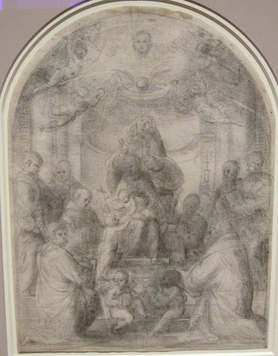 madonna gyermekkel és szentekkel alkotó: Fra Bartolomeo