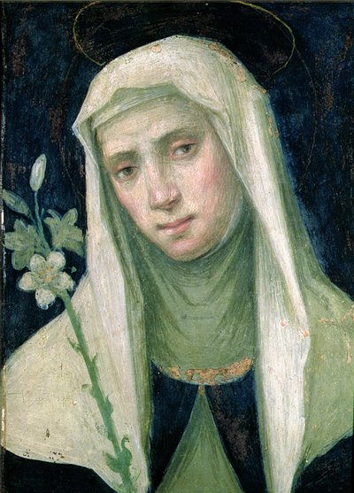 Sienai Szent Katalin (1347-80) (tempera a táblán) alkotó: Fra Bartolommeo