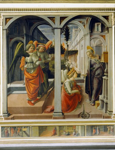 Angyali Üdvözlet alkotó: Fra Filippo Lippi