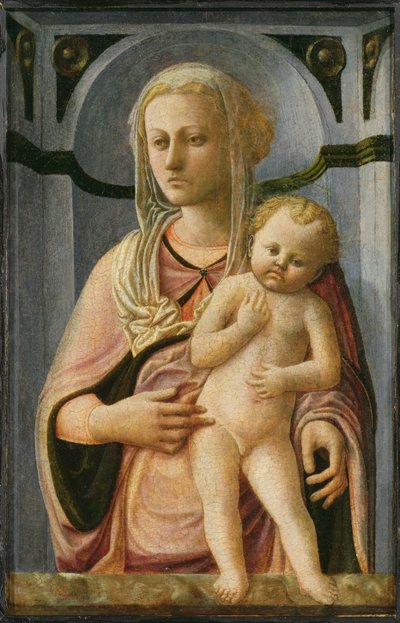 Madonna és gyermek, részlet, 1435 körül (tempera a panelen) alkotó: Fra Filippo Lippi