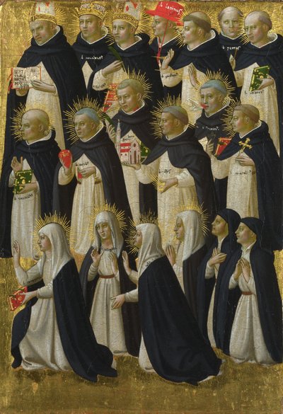 A Dominikai Boldog Panel a Fiesole San Domenico oltárképről, c. 1423-1424 alkotó: Fra Giovanni Angelico da Fiesole
