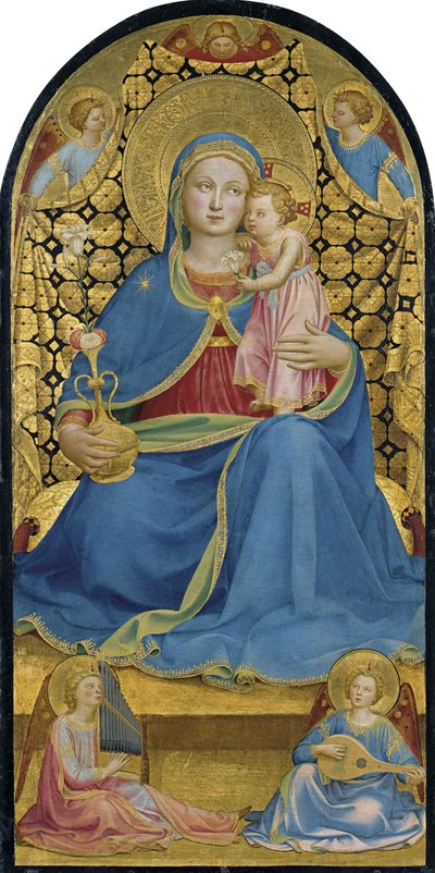 Az alázatosság szűze Madonna dell Umilitá, c. 1433-1434 alkotó: Fra Giovanni Angelico da Fiesole