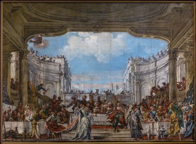 Balthazár ünnepe alkotó: Fra Stefano da Carpi (1710-1796)