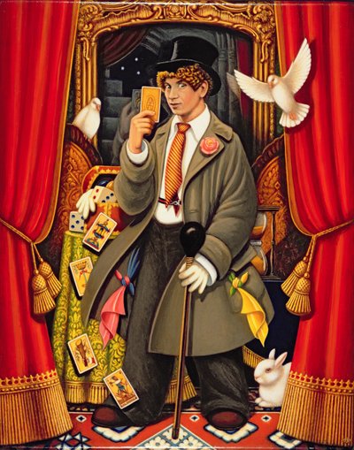 Harpo, 2010 (olajok és tempera a panelen) alkotó: Frances Broomfield