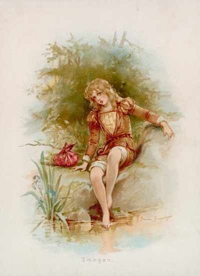 Imogen Shakespeare Cymbeline-jéből alkotó: Frances Brundage