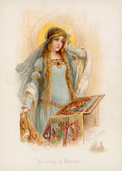 Tennyson: The Lady of Shalott alkotó: Frances Brundage