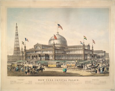 New York Crystal Palace: Minden nemzet iparának kiállításához. alkotó: Frances Flora Bond Palmer