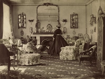 A szoba belseje, c. 1862. alkotó: Frances Jocelyn