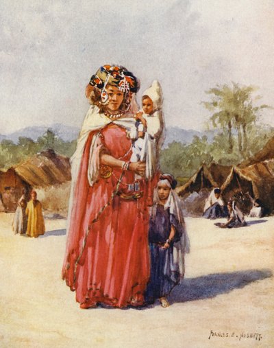 Biskrai nő (színes litográfia) alkotó: Frances Nesbitt