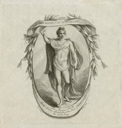 Koncertjegy: Borghi úr javára alkotó: Francesco (after) Bartolozzi