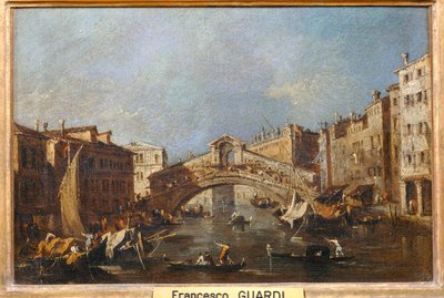 A Rialto-híd ... alkotó: Francesco (circle of) Guardi
