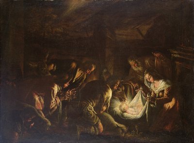 Pásztorok imádása, 1588-90 alkotó: Francesco Bassano