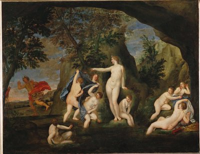 Acteon metamorphose en cerf - Actaion szarvassá változott ... alkotó: Francesco Albani