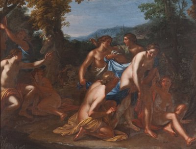 Diana und Callisto mit Nymphen alkotó: Francesco Albani