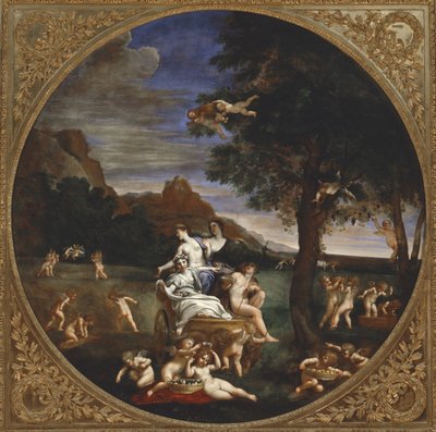 A Föld eleme, 1625-28 alkotó: Francesco Albani