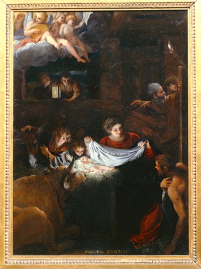 La Nativite - Születés ... alkotó: Francesco Albani