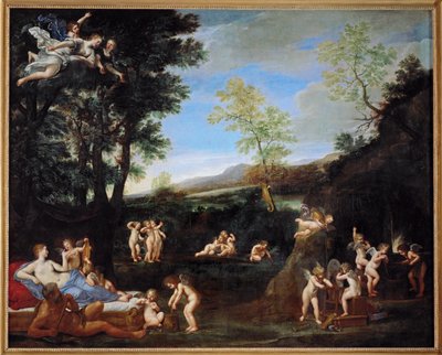 Le repos de Venus et de Vulcain - Vénusz és Vulkán nyugalma ... alkotó: Francesco Albani