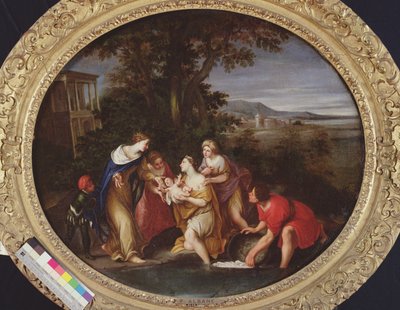 Mózes megmenekült a fulladástól alkotó: Francesco Albani