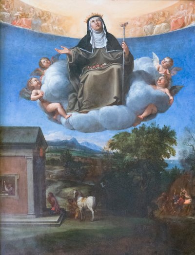 Szent Erzsébet dicsőségben alkotó: Francesco Albani