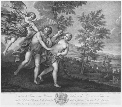 A Paradicsomból való kiűzetés alkotó: Francesco Albani