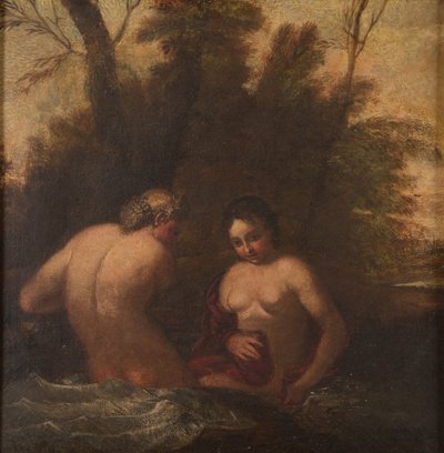 Zwei badende Nymphen alkotó: Francesco Albani