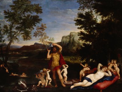 Vénusz és Mars (olaj, vászon) alkotó: Francesco Albani