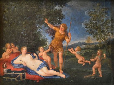 Vénusz és Adonisz alkotó: Francesco Albani