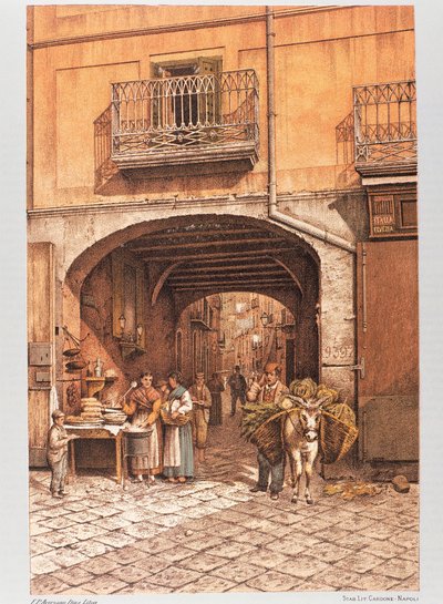Olaszország, egy pillantás Nápolyra alkotó: Francesco Aversano