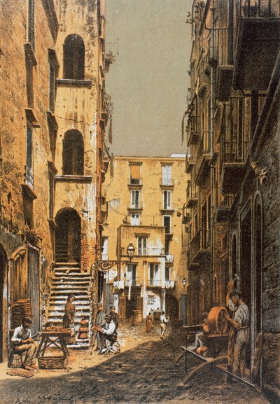 Vico Calderai Porto, Nápolyban alkotó: Francesco Aversano