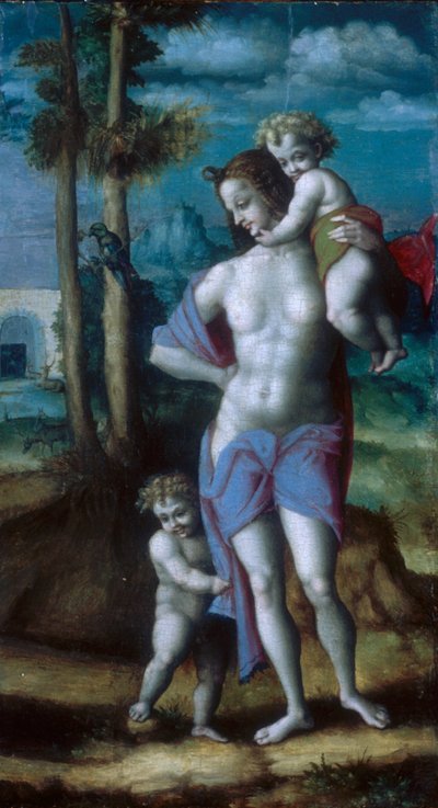 Éva Káinnal és Ábellel alkotó: Francesco Bacchiacca
