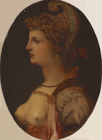 Ideális hölgy portréja Vittoria Colonna portréja. alkotó: Francesco Bacchiacca