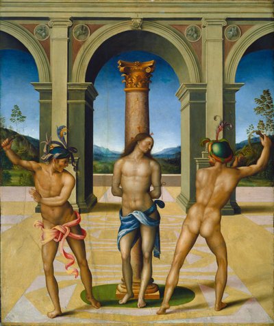 Krisztus megostorozása alkotó: Francesco Bacchiacca