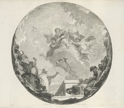 Mária mennybemenetele alkotó: Francesco Bartolozzi (attributed to)