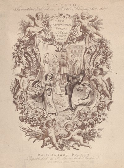 Advertisement for Memento, Inventions Exhibition, South Kensington, 1885, ca. 1885. alkotó: Francesco Bartolozzi