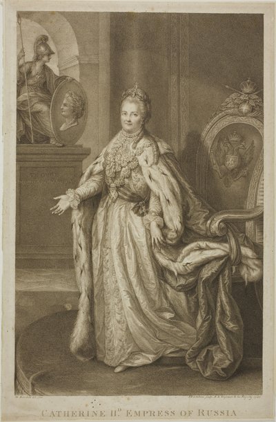 II. Katalin, Oroszország császárnéja alkotó: Francesco Bartolozzi